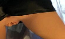 discovering her masturbating with sex toy intensely