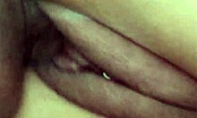 Watch my sexy girl give a foot job and take a creampie on her pierced nipples