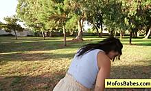 Hot brunette cami strella seduces her friend charles dera with big boobs