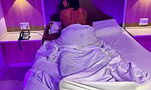 latina fucks boyfriend's roommate rough in bedroom