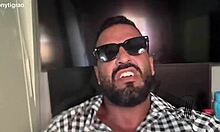 this curvy brazilian housewife gets her big natural tits licked. then her husband watches the big cock anal fucking in homemade cuckold action