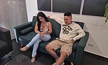 my husband isn't here to fuck me, but my horny neighbor alejandra palacios can make me cum?