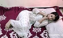 The sexy Indian tenant can't pay rent, so she offers sex in return, deepthroating and more