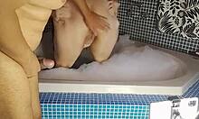 vivi guedez licks and rides rough in motel voyeur