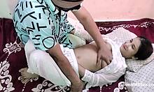 The sexy Indian tenant can't pay rent, so she offers sex in return, deepthroating and more