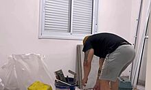 Brought the Bricklayer to Help with Apartment Work