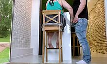 Mature stepmom casually teaches stepson about sex with her big ass