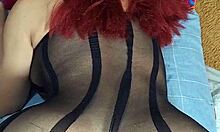 Beautiful Redhead With Big Tits Using Toy For Fun, Enjoyable Session After Self-Pleasure, From Back To Front, Anal Play