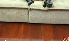 Fucking nerd stepsister's hairy pussy and ass.