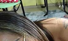 Hot mom waits for husband but I arrive