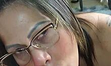 Hot mom waits for husband but I arrive