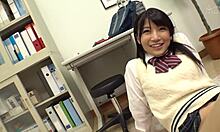 innocent beauty haruka learns to tease male nipples firsthand