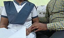 tuition teacher lures student with promises and thoroughly works her hairy pussy