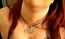 Kandy Kane, the big-titted slut, gives a homemade blowjob to her husband