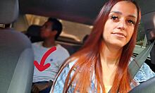 Sexy App Driver Catches Passenger Masturbating in Car