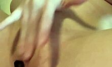 18Yo Amateur Cums Hard On Stuffed Panties