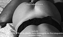 hey, check this hotwife getting handsy with that massive bbc during a massage while hubby's away, she filmed it all for him.