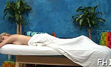 Beautiful teen in nature massage