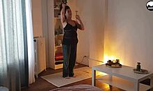 What starts as a simple shower turns into intriguing pussy licking with French amateur Livia.