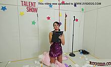 ladygirl punished with vibrator in bdsm sex session