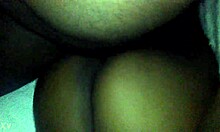 big booty ebony gets cum on her monster dick