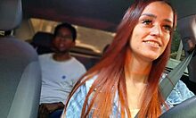 Sexy App Driver Catches Passenger Masturbating in Car