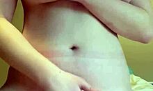 18Yo Amateur Cums Hard On Stuffed Panties