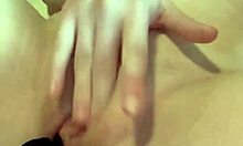 18Yo Amateur Cums Hard On Stuffed Panties