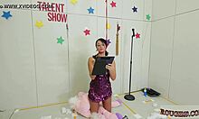 ladygirl punished with vibrator in bdsm sex session