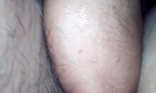 He slides into her ass during fucking