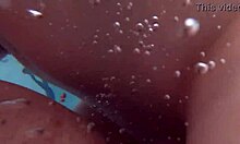 Pov sex with blonde young babe bending over for tight pussy blowjob and doggystyle.