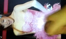 Amateur cums on Tiffany Lady Marmalade in lingerie