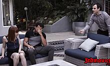 Naughty redhead Alexa Nova feels intense thrill cucking stepdad with BBC insertion.