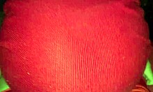 Watching a movie with stepfather leads to creamy surprise in her pussy