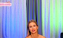 she loves getting that oil massage on her big tits and cute blonde body