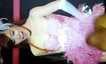 Amateur cums on Tiffany Lady Marmalade in lingerie