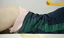 Do you know how much I love fingering my pussy until I cum? Sol Megan Fire shares her solo homemade moment on bed