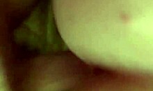 amateur couple enjoys doggystyle fucking and creampie session