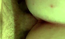 amateur couple enjoys doggystyle fucking and creampie session