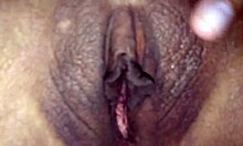 Spreading Beautiful Clit Pussy for First-Time Deflowering Until Cum Fills Inside