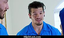 Guys Perv On Hot Hijab Teen And Fuck Her Hard In Doggystyle!