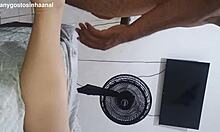 Woman cums fast from anal!