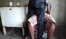 Bar Waitress Squirts Riding Big Black Cock Doggy Style 😍