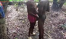 I caught that african ebony latina pornstar fucking hardcore in the bush with an amateur bbc hunter.