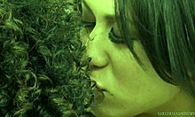 misty stone relaxes with fingering in the hospital examination room