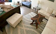 Caught Trying To Cum In Stepmom's Panties!