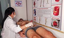 Housewife Experiences Erection From Nurse's Handjob In Hospital