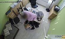 Loan4K Agent Bangs Tight Teen Pussy Before Approving Her Loan