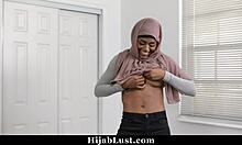 horny hijab stepsister seduces stepbrother for hardcore sex