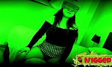 Blindfolded Latina Girl's First Interracial Big Cock Encounter